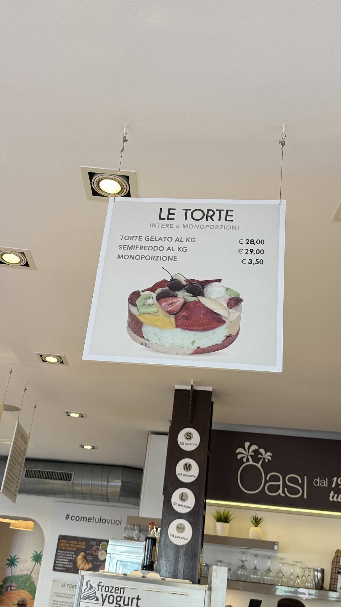 Menu di Gelateria Oasi 