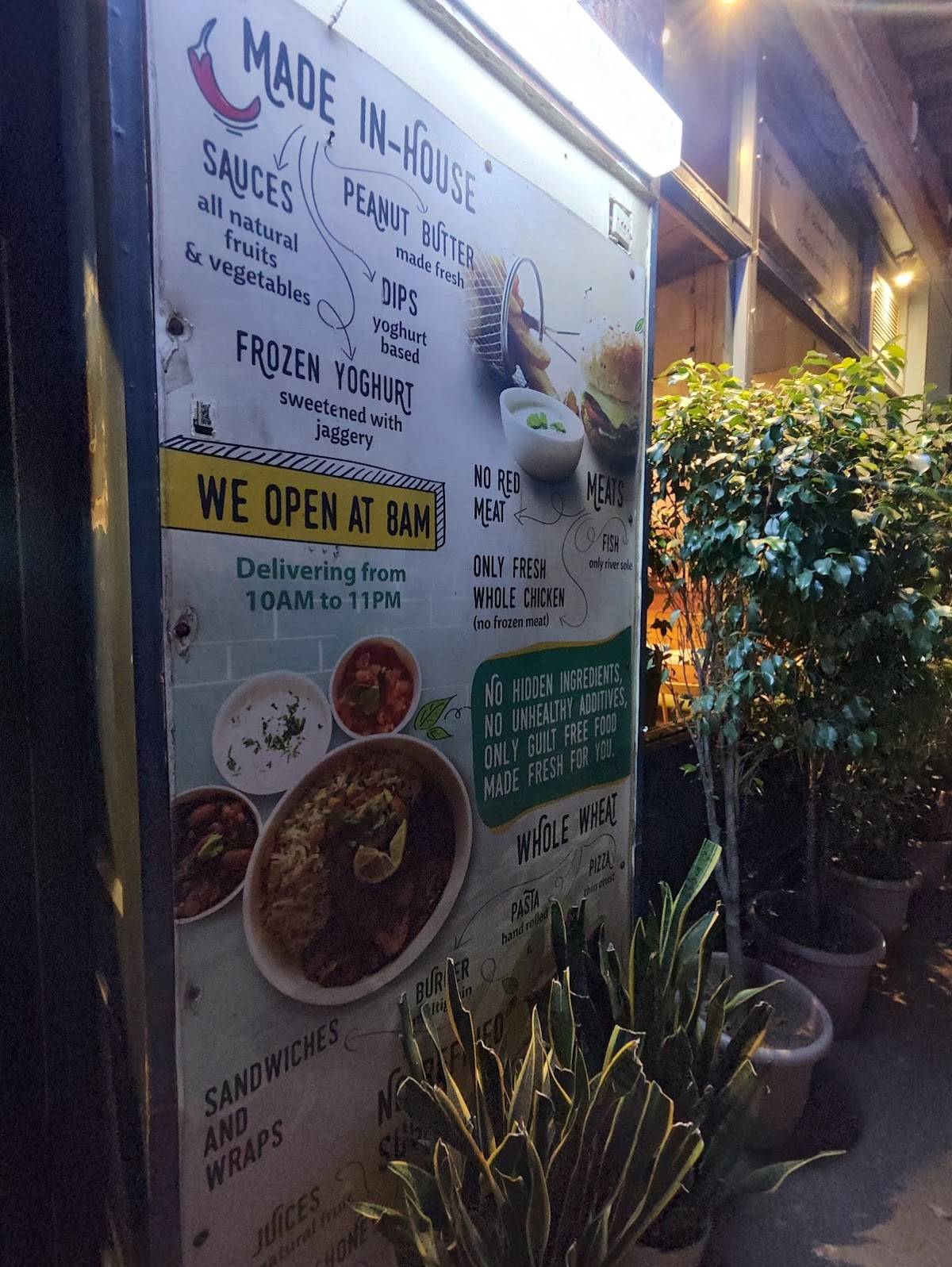 Getafix Cafe menu