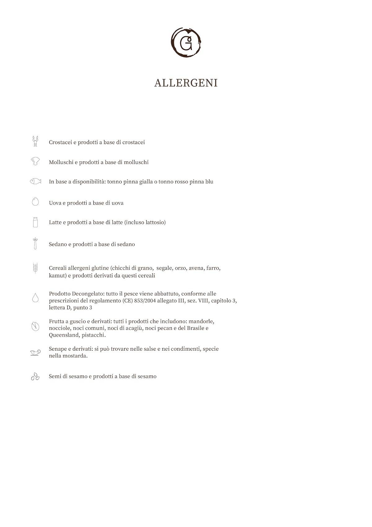 Menu di Giampà 
