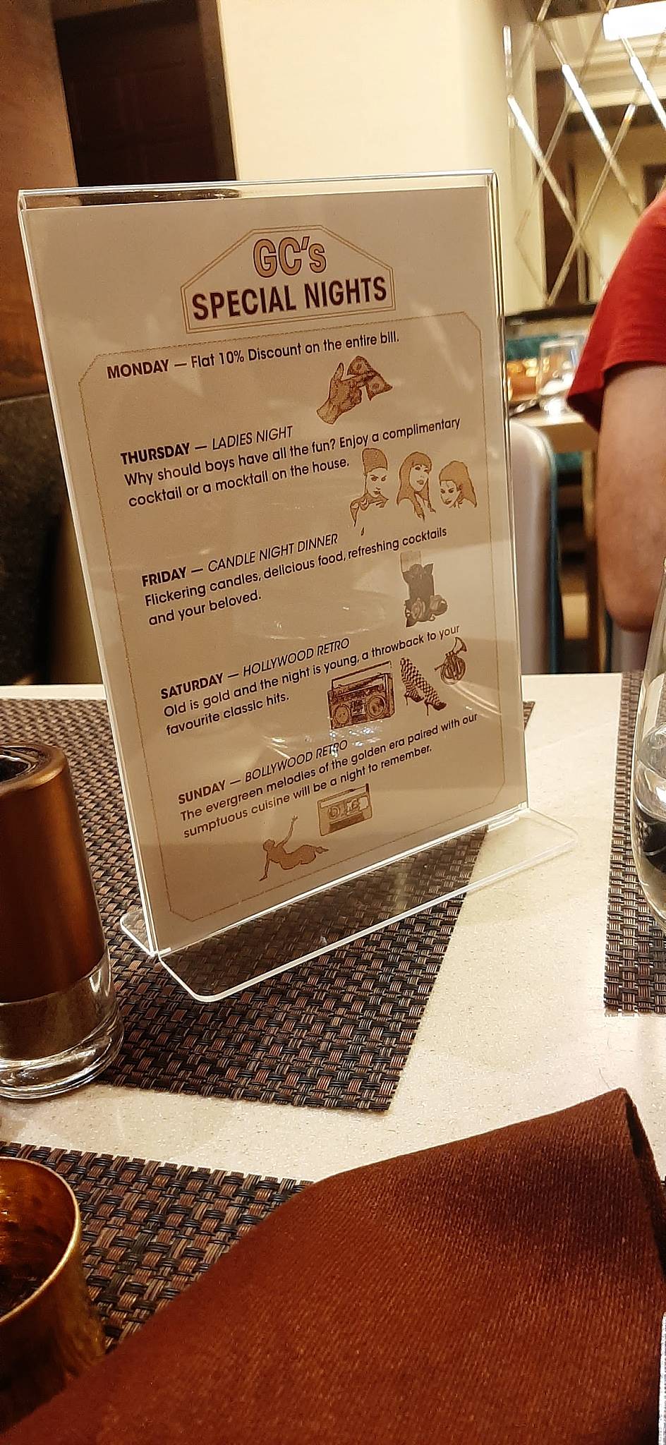 Golden Chimney Restaurant & Bar menu