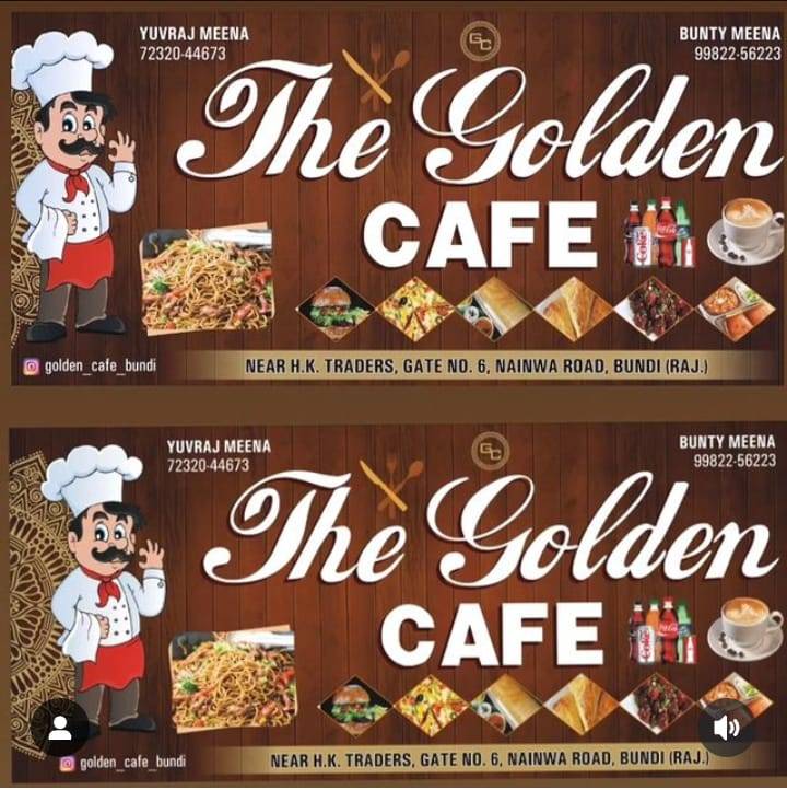 Golden cafe menu