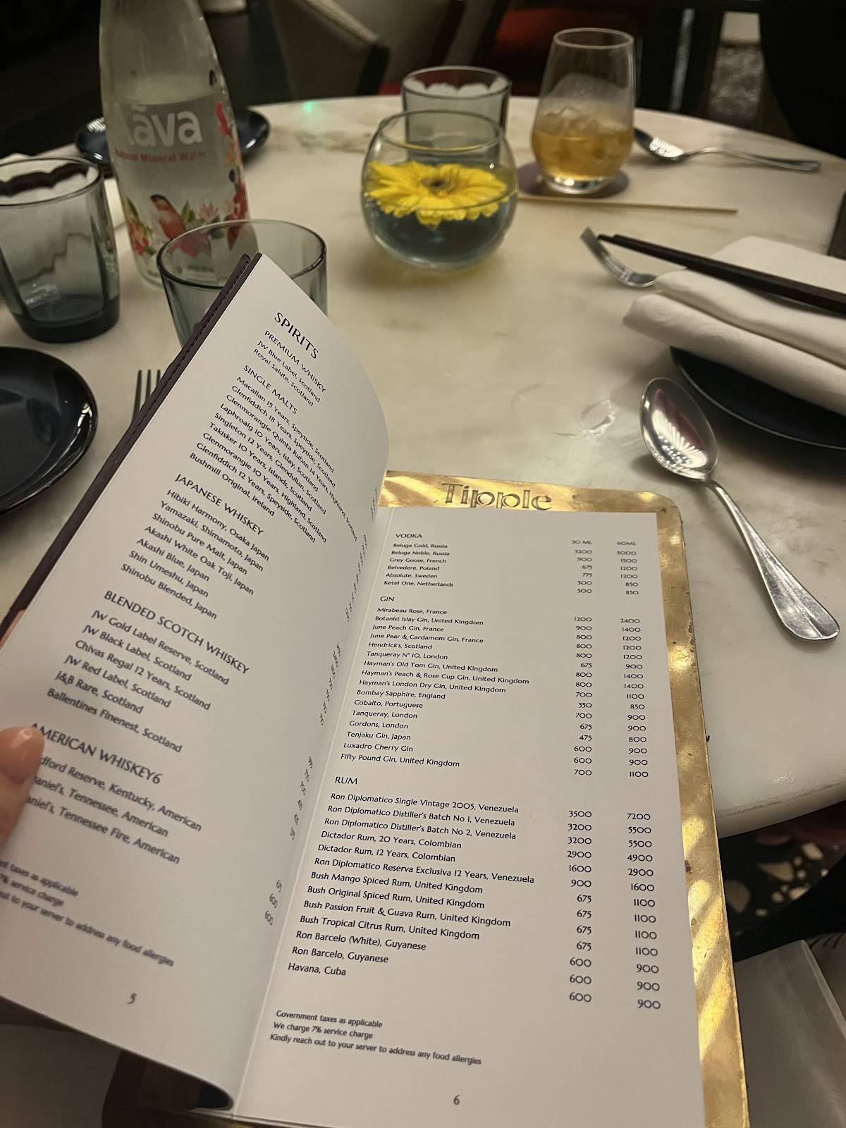 Goma - Asian Experience menu