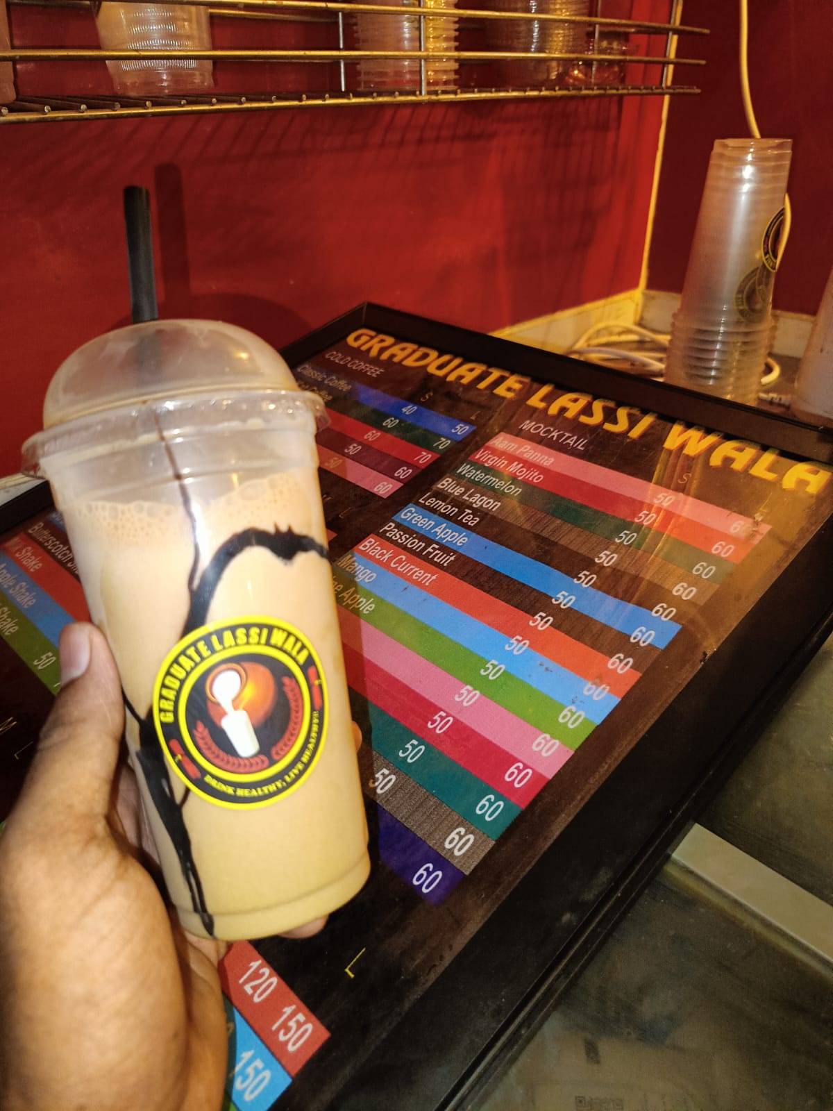 Graduate Lassi Wala menu