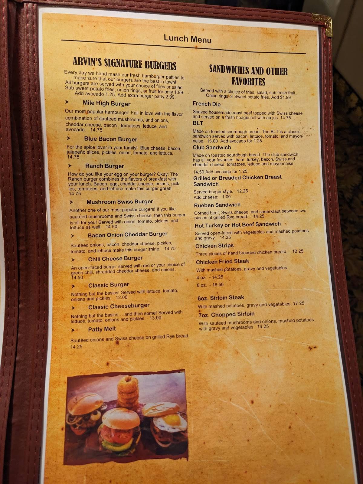 Menu at Pufferbelly Station Restaurant, Grand Junction