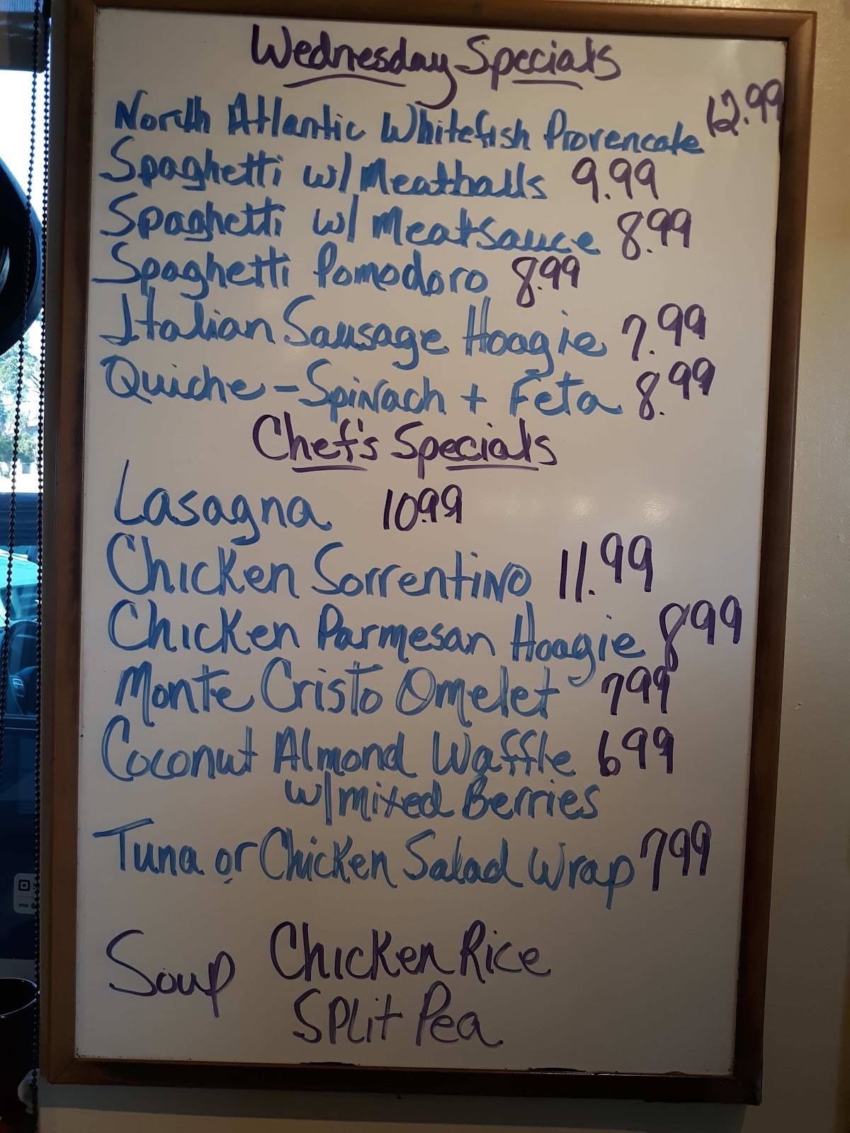 Menu at Grandma Sally's Restaurant, New Port Richey