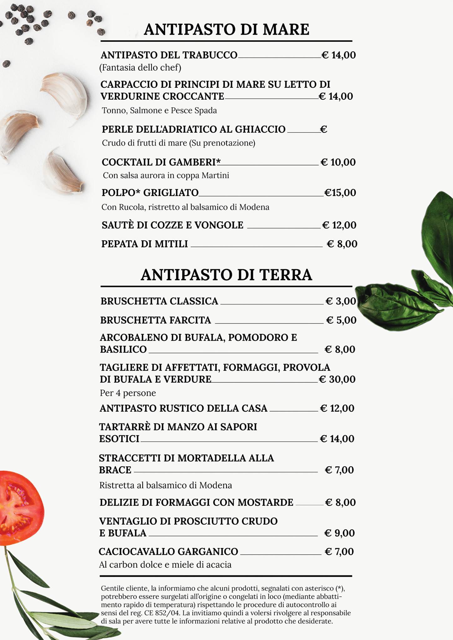 Menu di Grill Event 