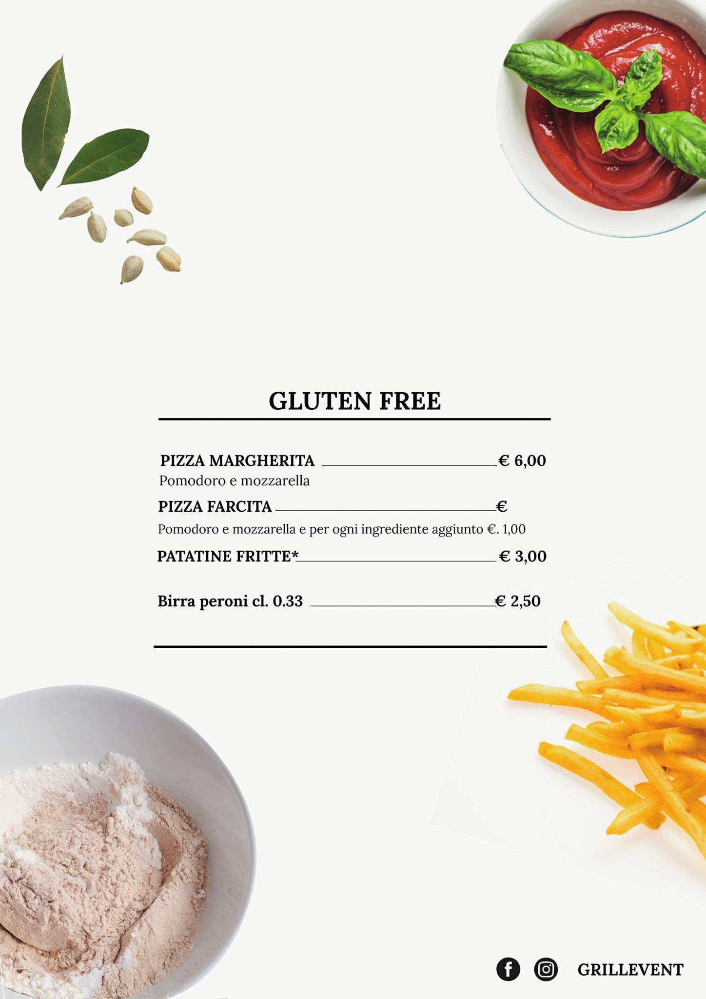 Menu di Grill Event 