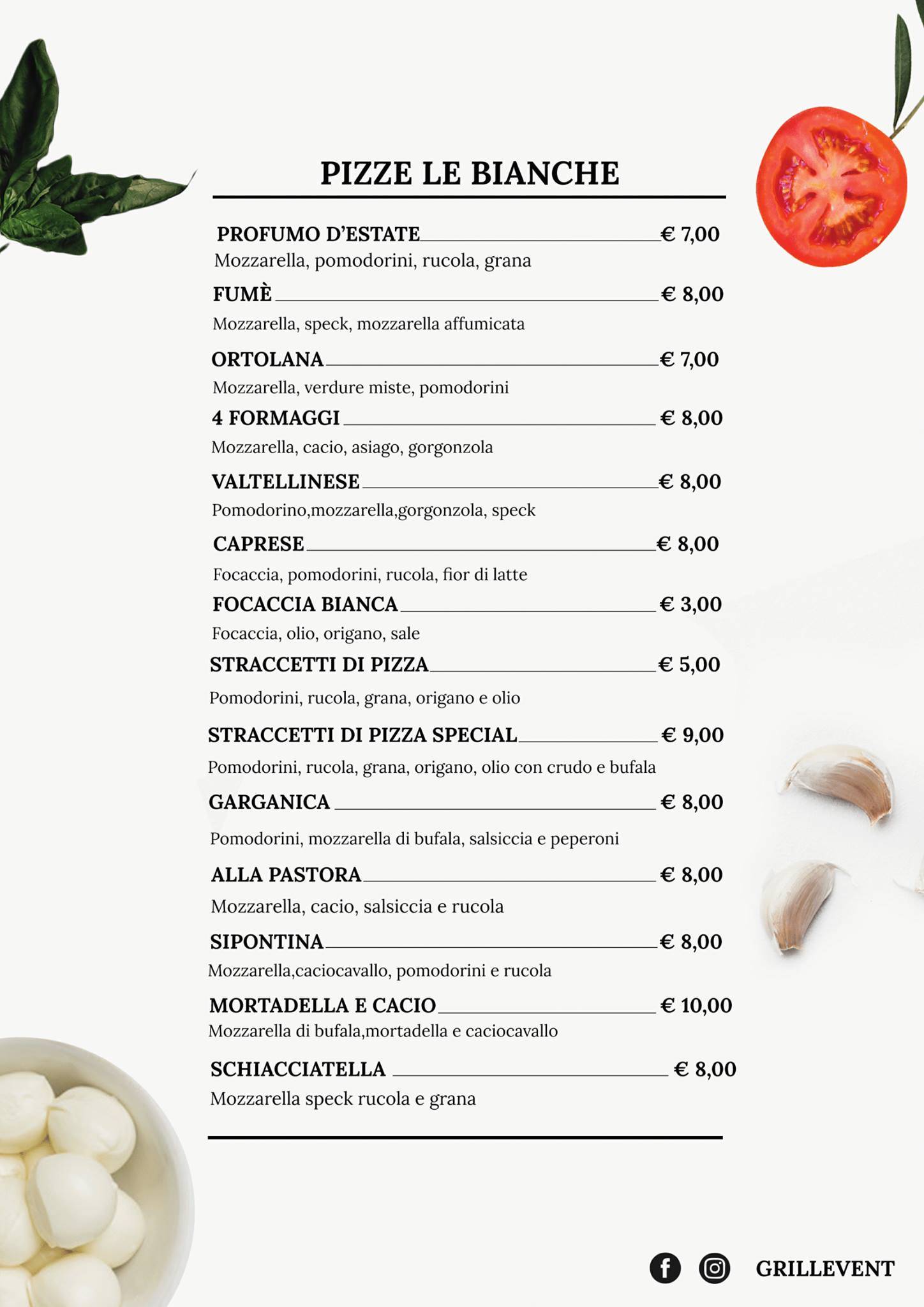 Menu di Grill Event 