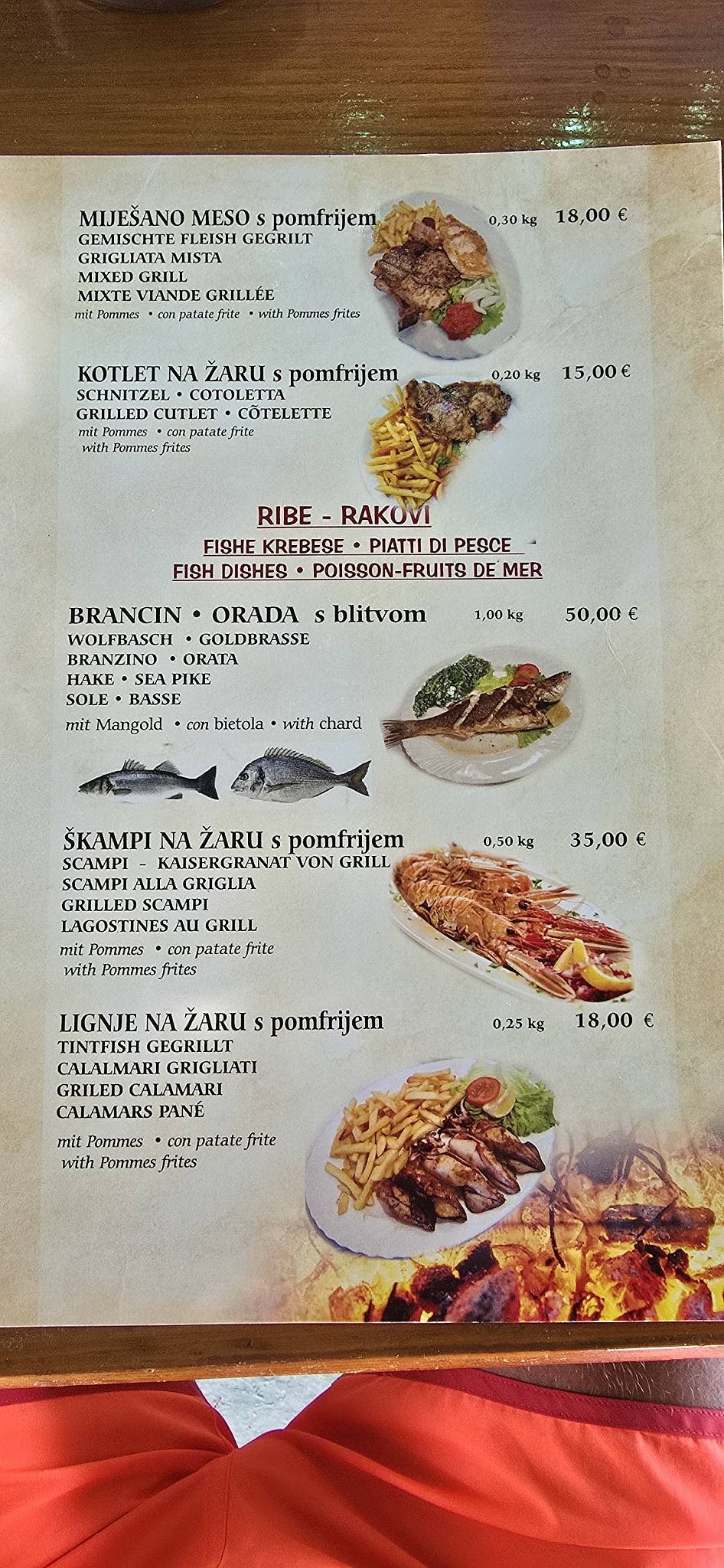 Menu di Grill Pisak 