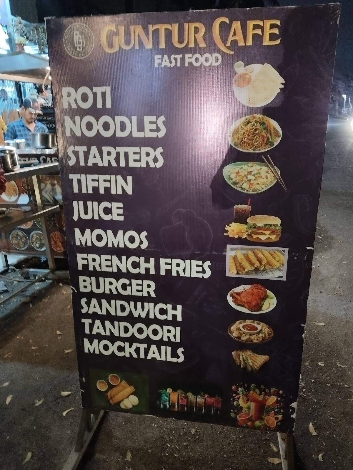 Guntur cafe menu