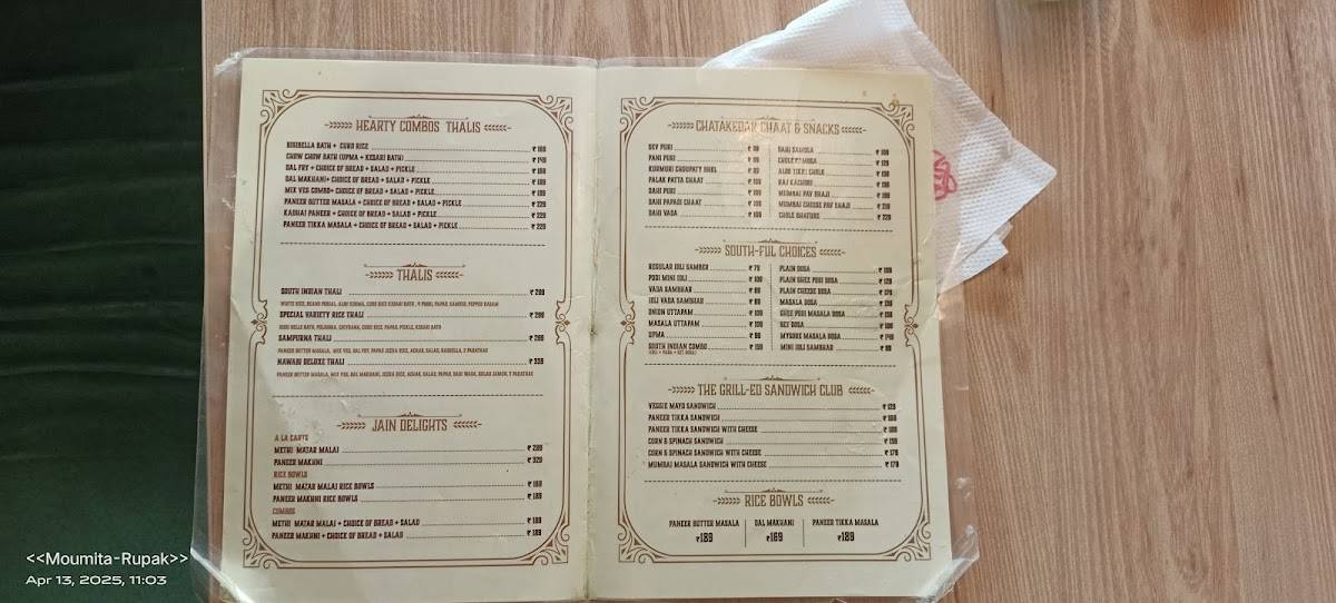 Haldiram's 24X7 - The Railway Coach Restaurant, Vijaywada menu