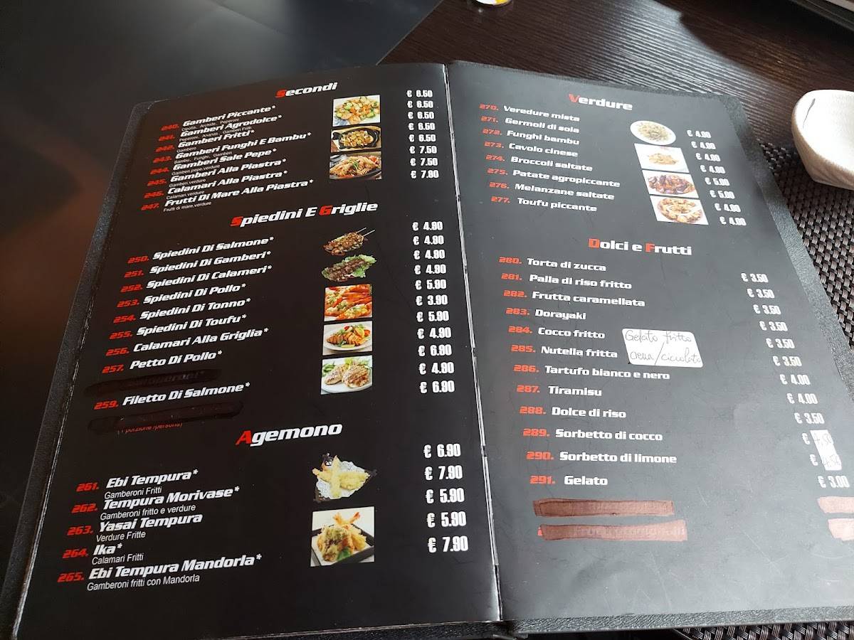 Menu di Han Ristorante giapponese cinese 
