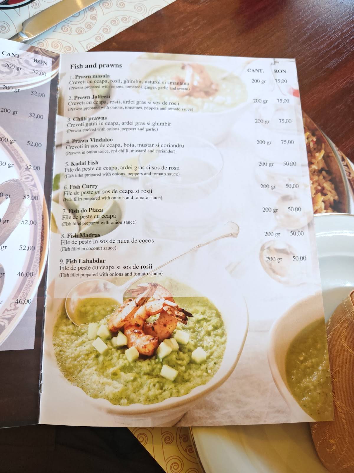 Menu de Haveli Pakistani/indian Restaurant