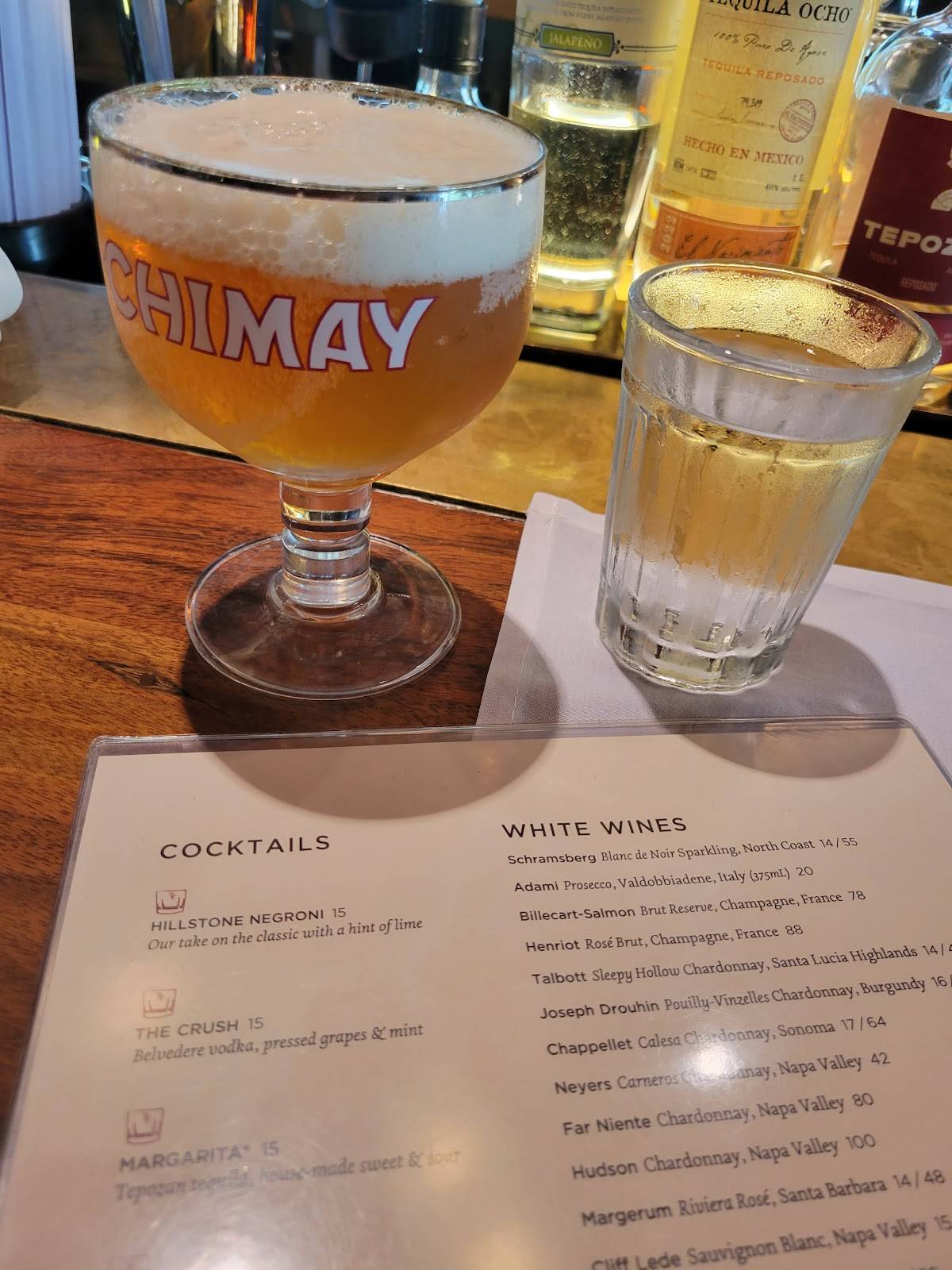 Menu at Hillstone Restaurant, Phoenix, E Camelback Rd