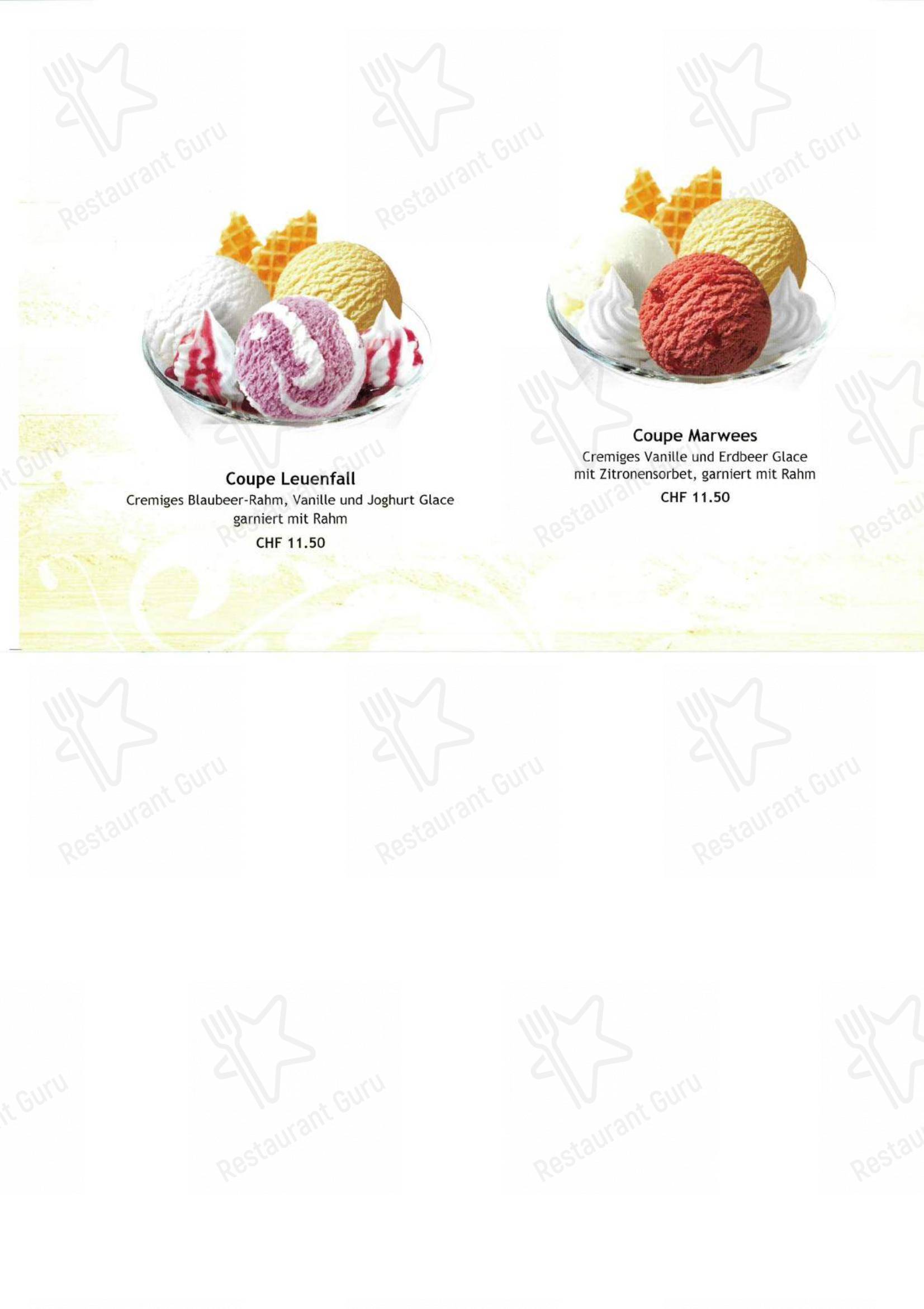 Menu bar per Hotel - Restaurant Frohe Aussicht ristorante