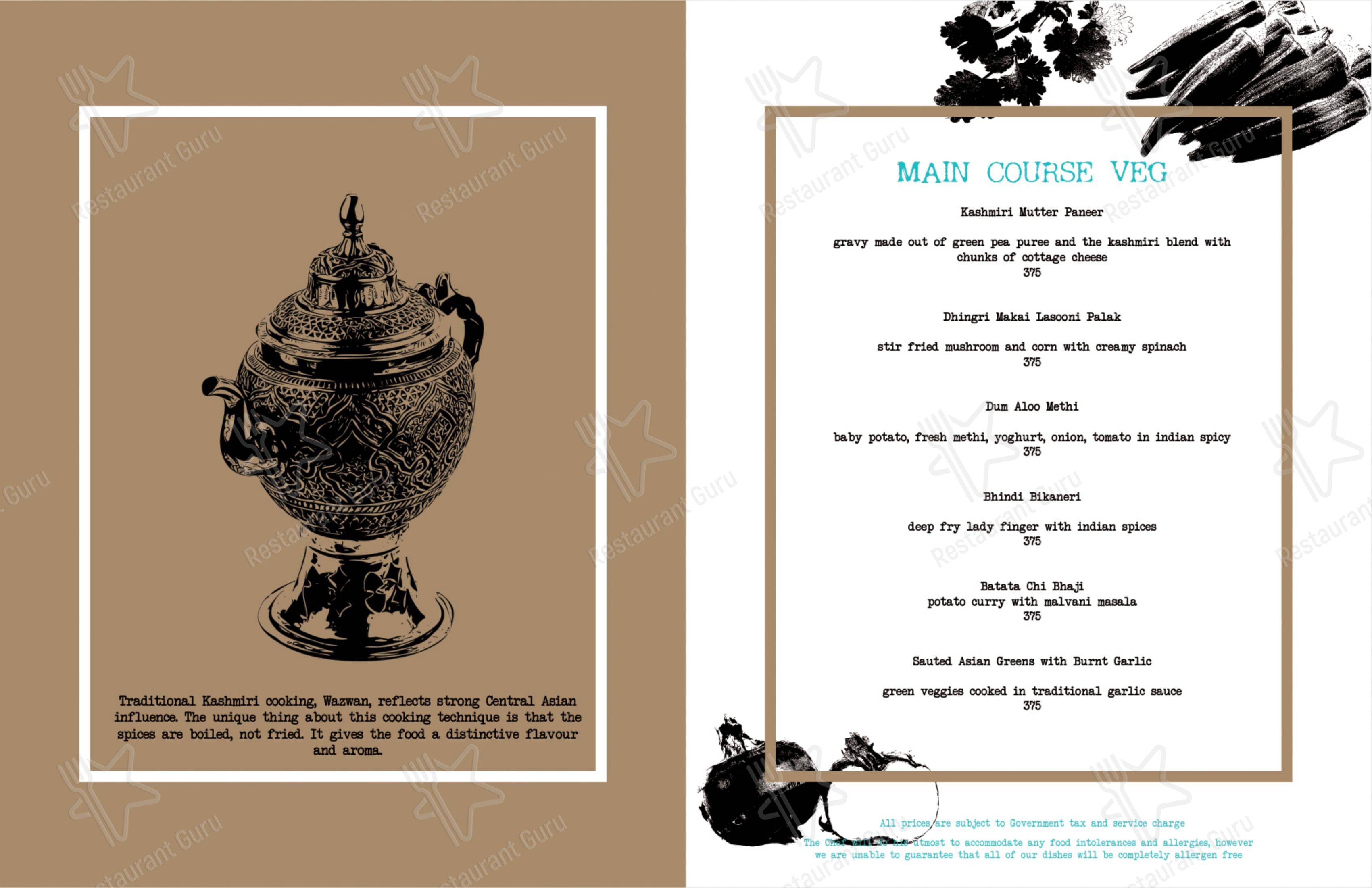 Menu for House Of Asia in Mumbai