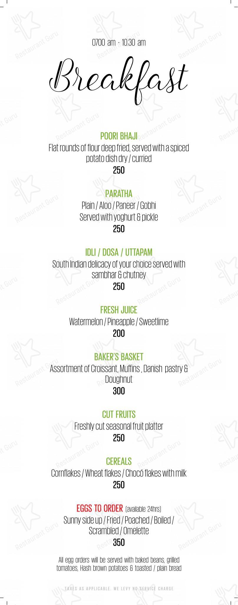 Основное меню for the House Of Asia restaurant