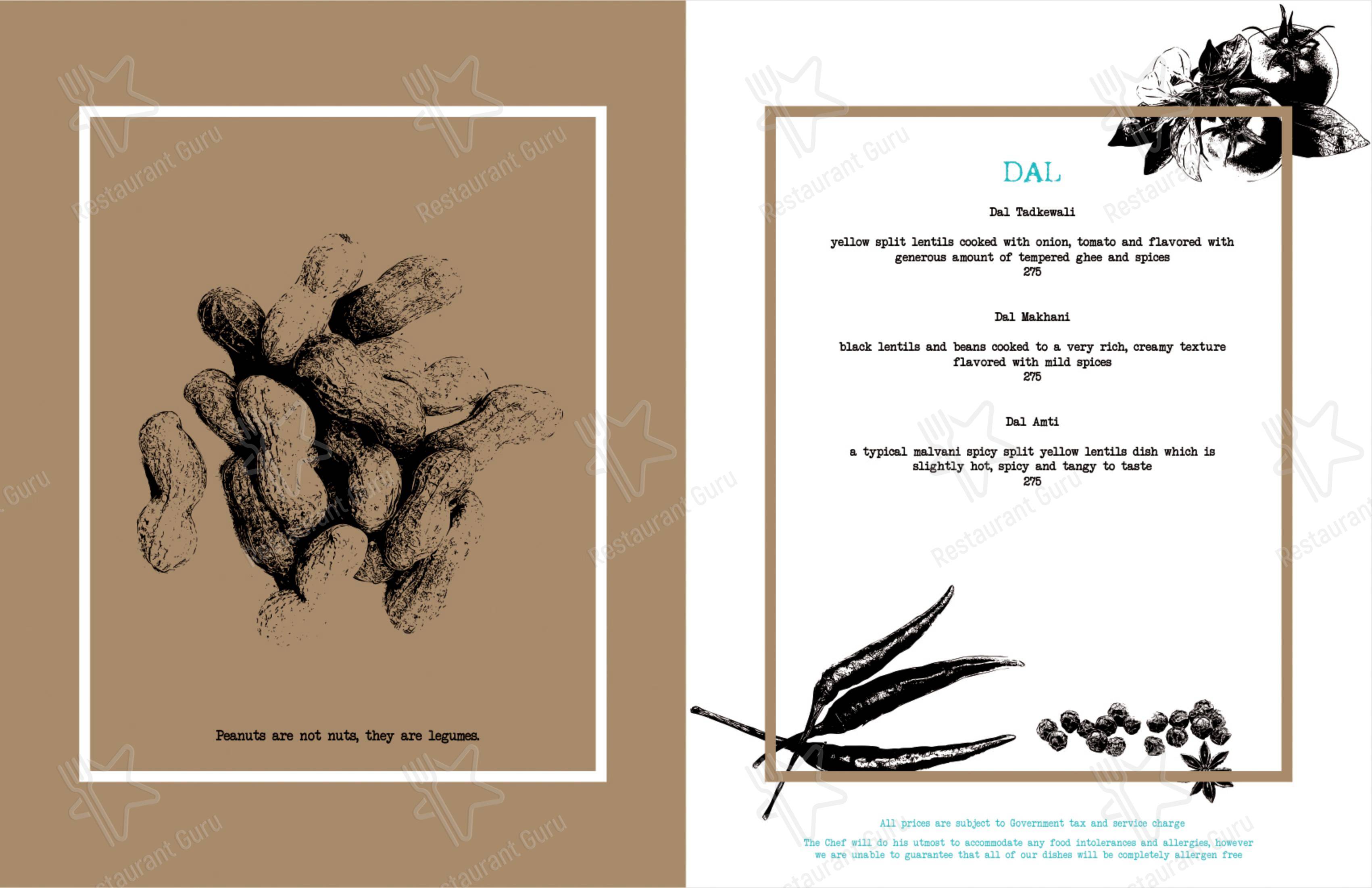 House Of Asia in Mumbai - Menu