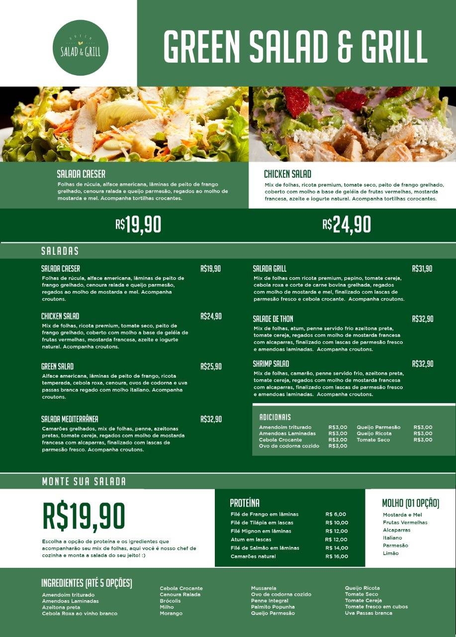 Hub Food cardápio