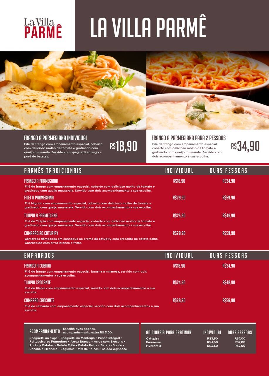 Hub Food cardápio