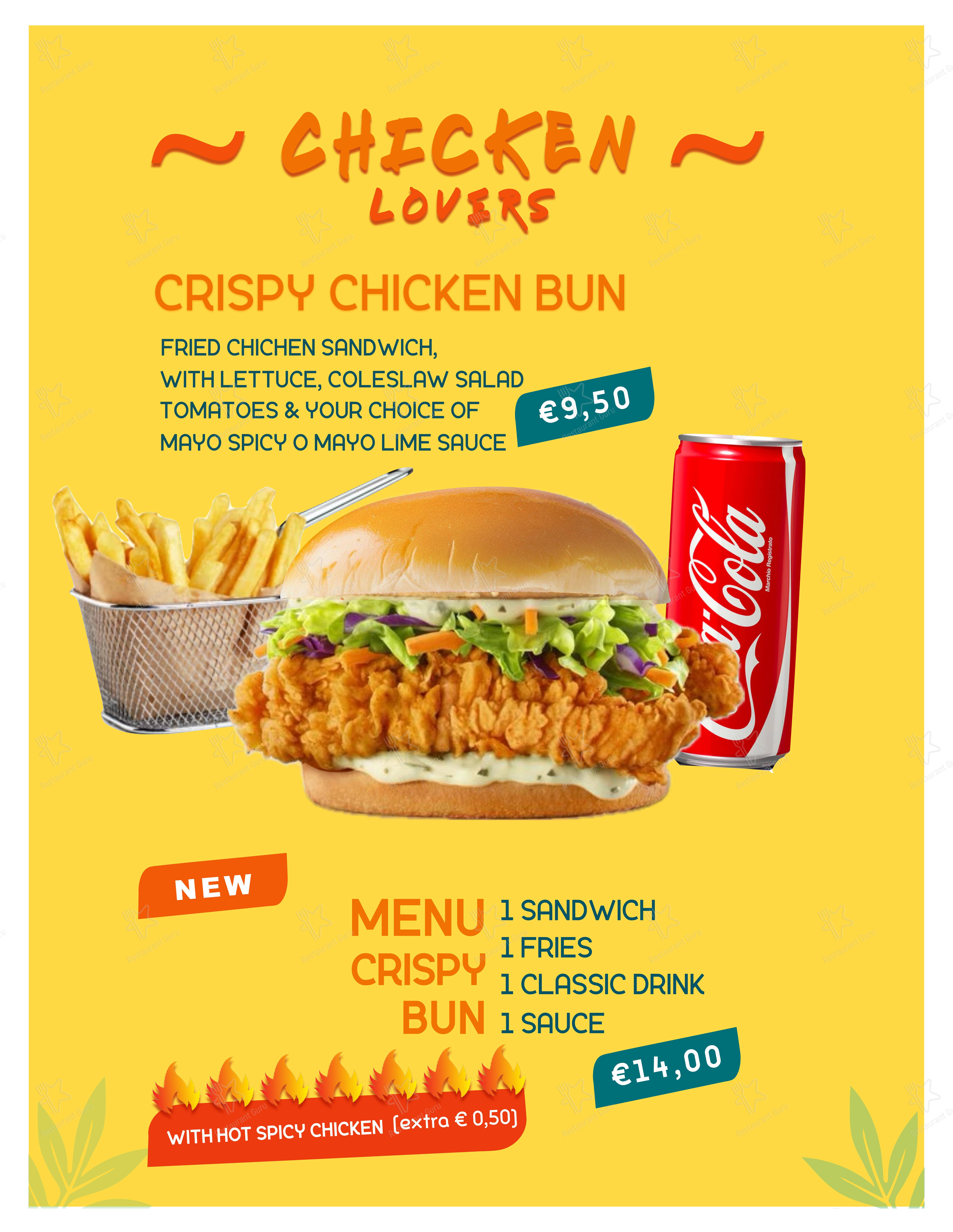 Menu di Hula Hawaiian Restaurant - Menu bar