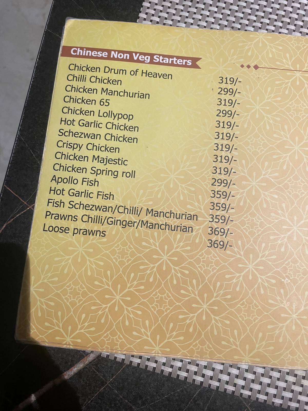 Hunger's Choice Multicuisine Restaurant menu