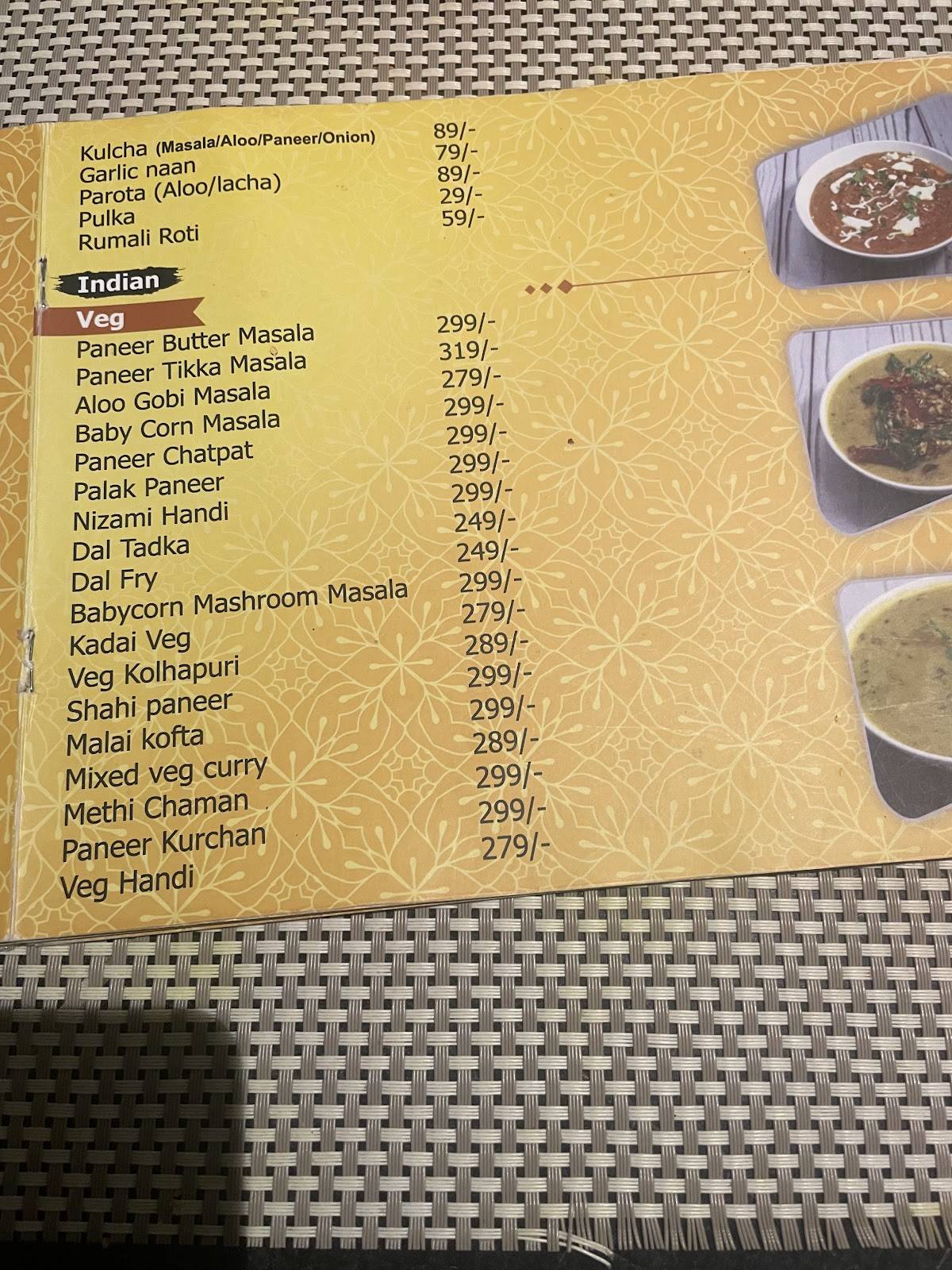 Hunger's Choice Multicuisine Restaurant menu