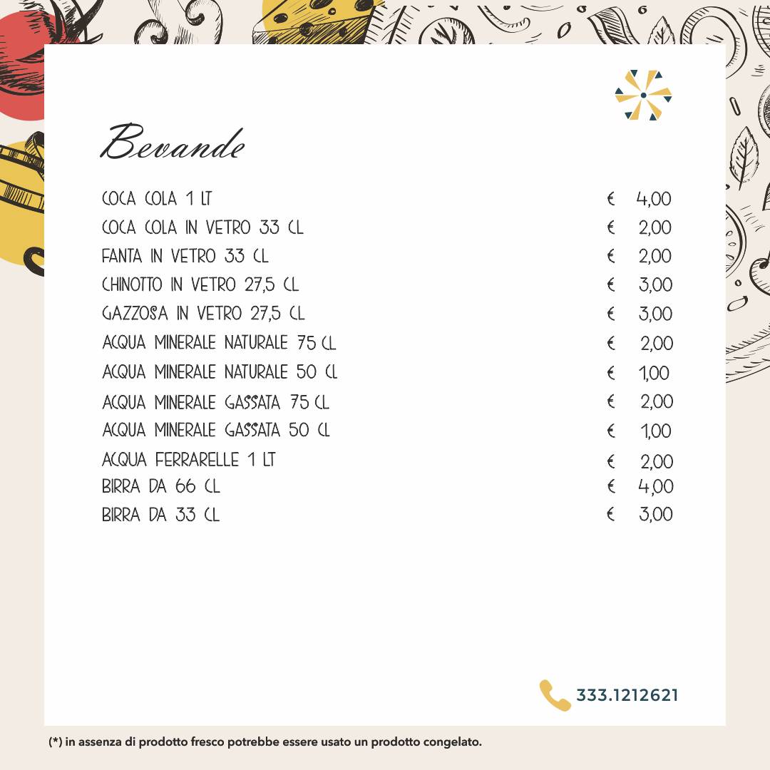 Menu di Il Carpaccio-Ristorante e Pizzeria 