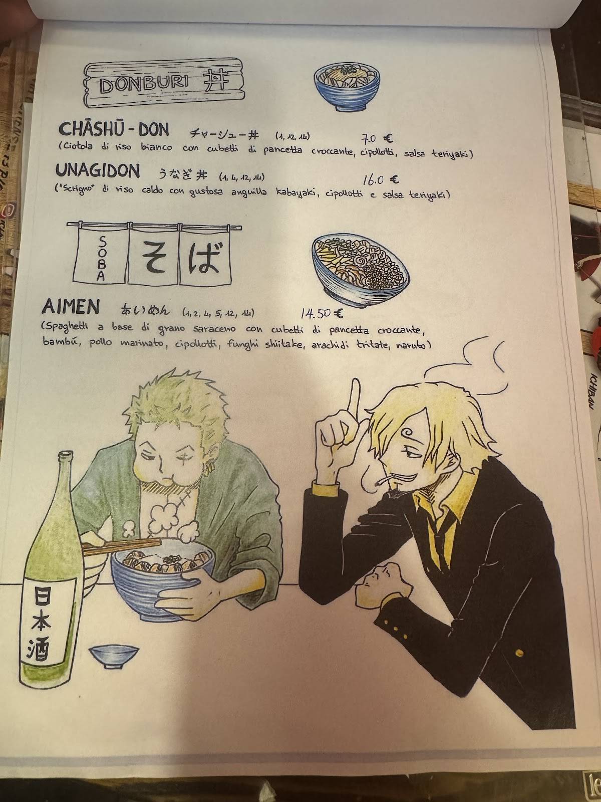 Menu di Ichiban Ramen 