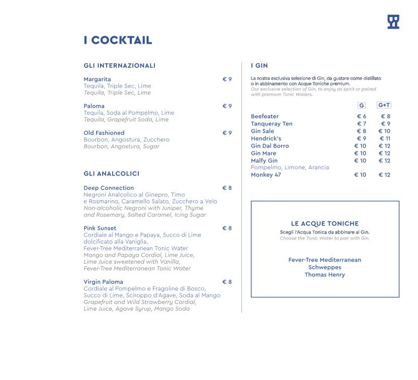Menu di Il Bar in Piazza San Domenico 
