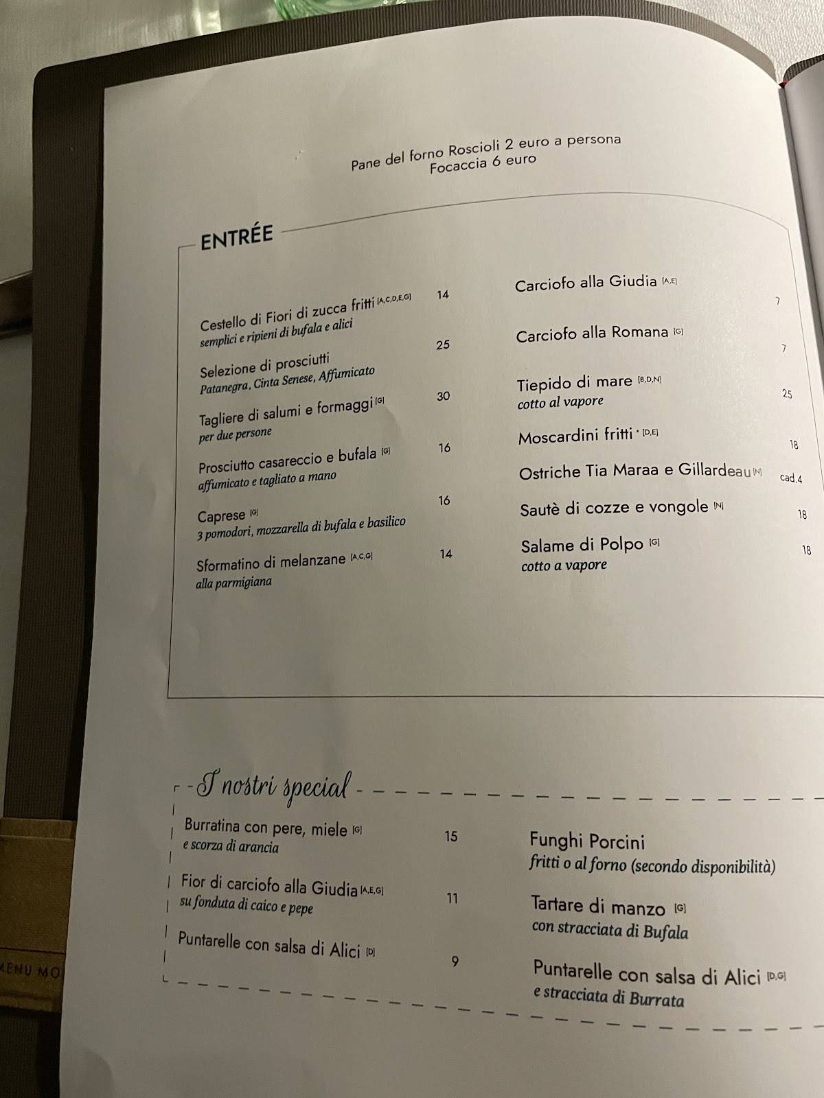 Menu di Il Ciociaro 