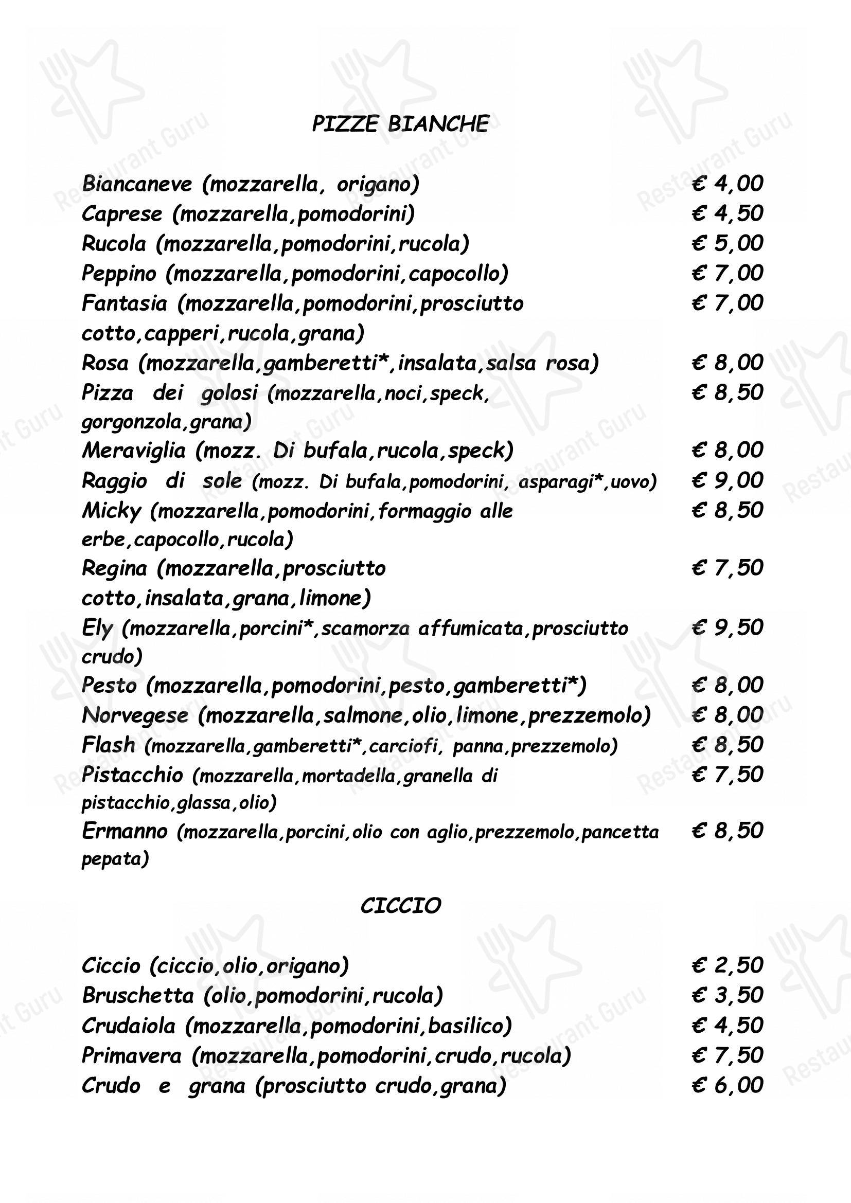 Il Fragno da Peppino in Alberobello - Menu