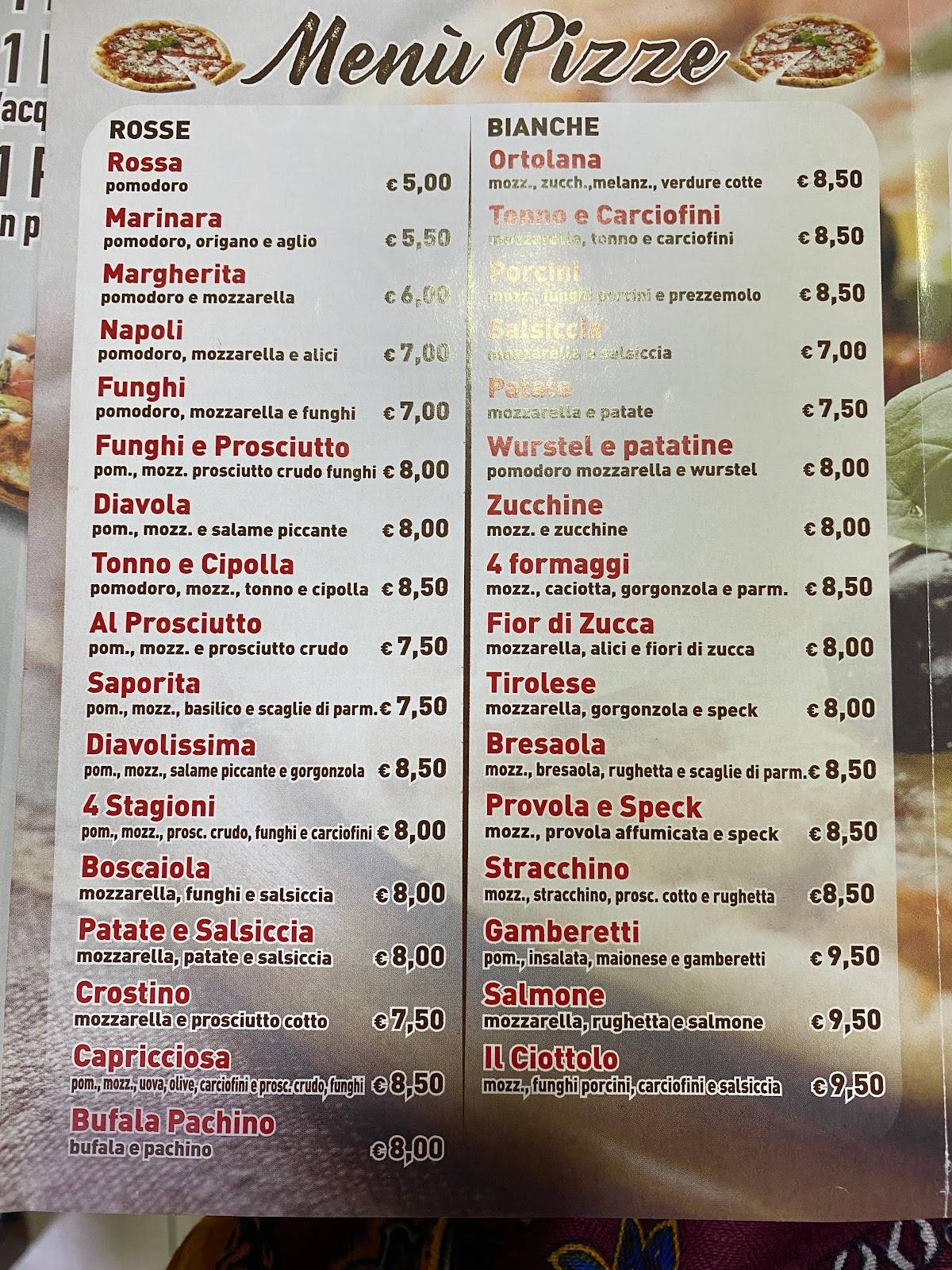 Menu di Il Nuovo Ciottolo S.r.l.s. 