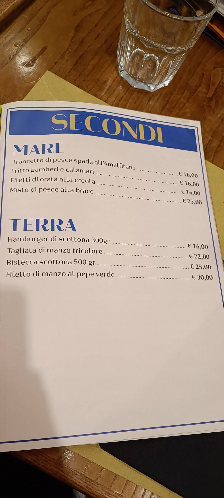 Menu di Il Peperoncino birichino 