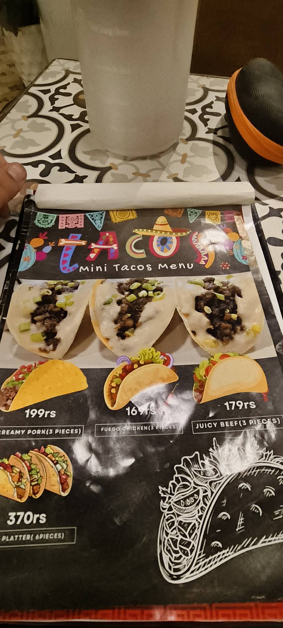 Taco Casa By Andrea menu