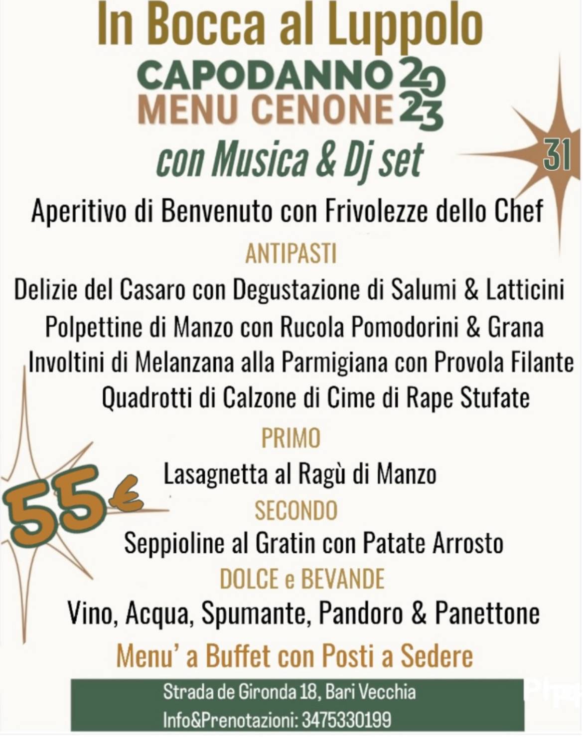 Menu di In Bocca al Luppolo 