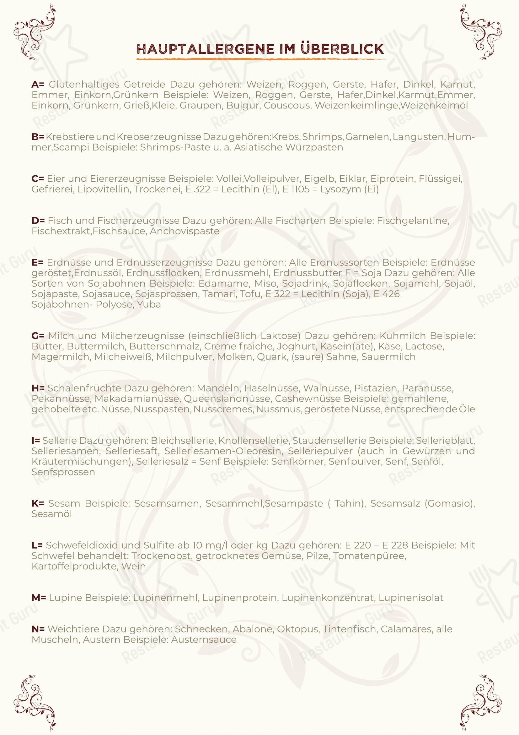 Menu bar pour Indisches Spezialität Restaurant Shimla Germering dans Germering