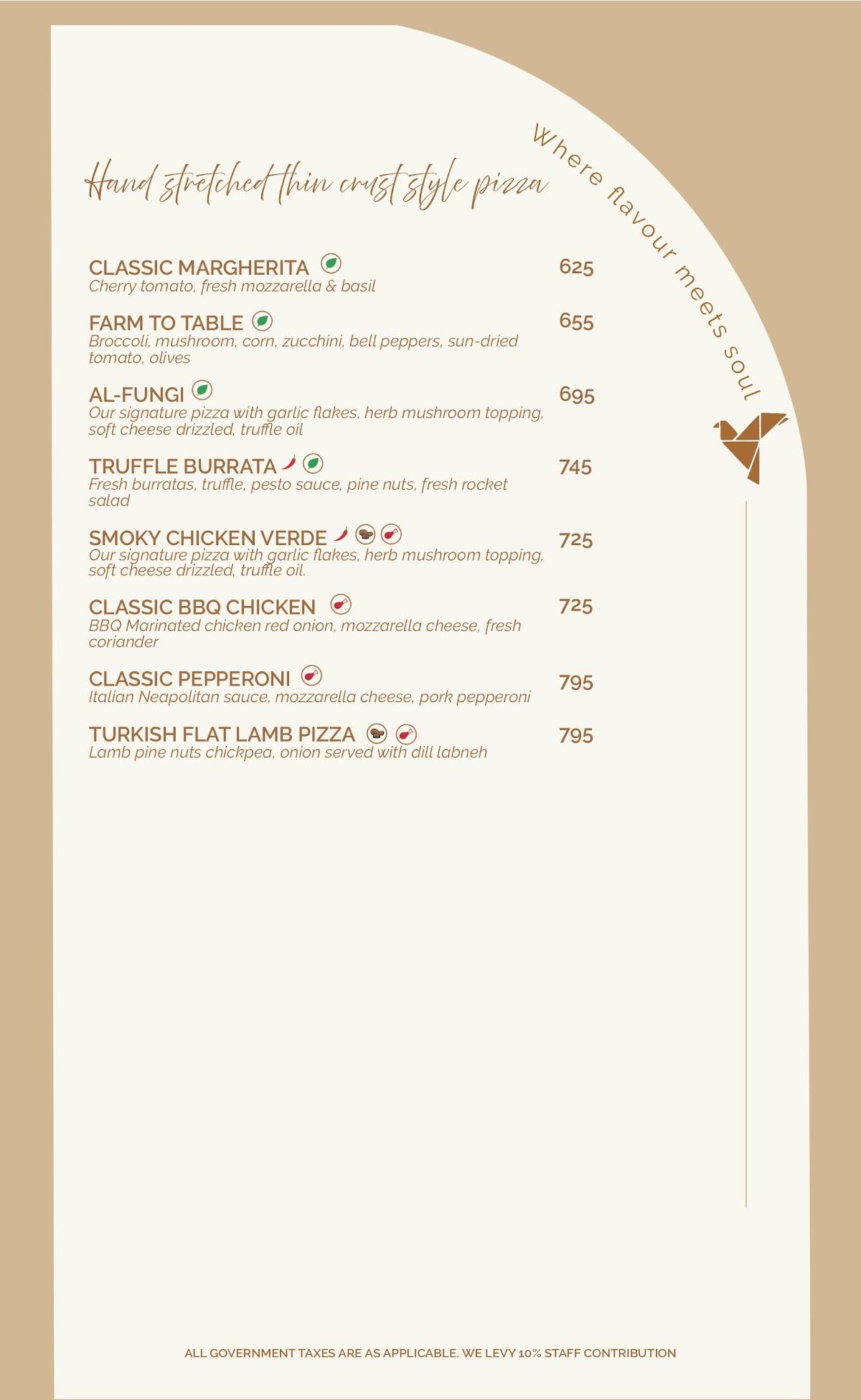 Ivoryy.Delhi menu