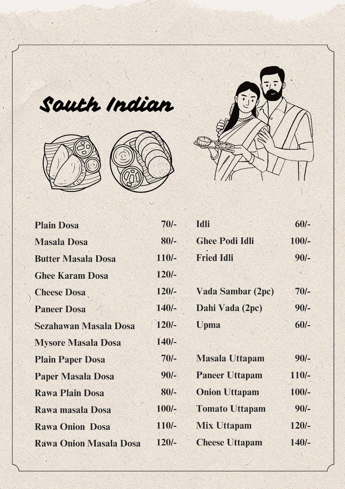 Bastar Heritage Cafe menu