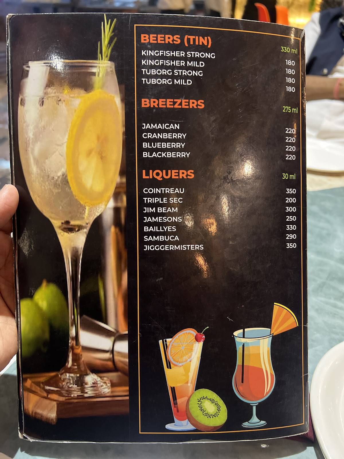 Jai Bharat - Town Hall 'Garden Court' menu