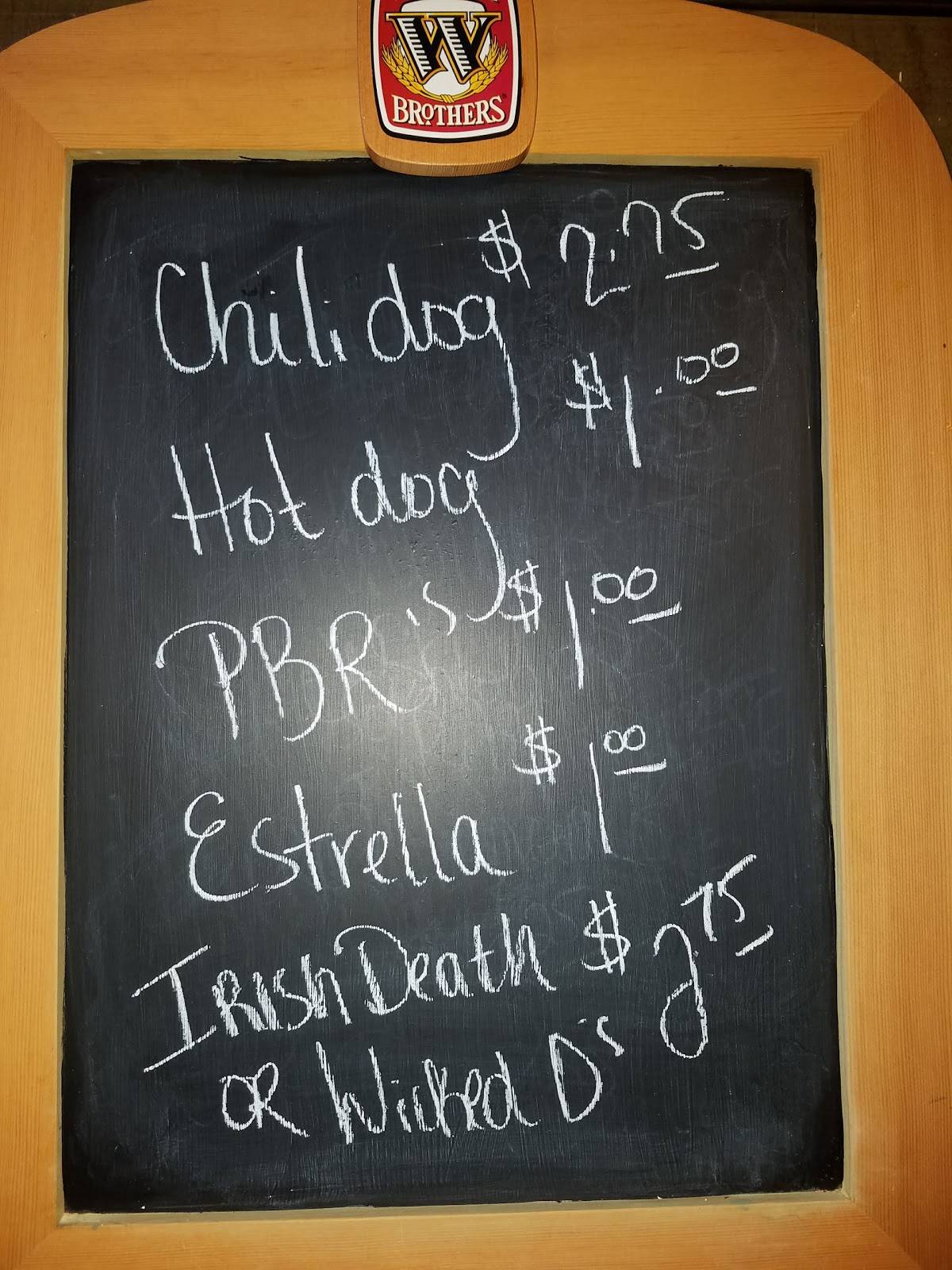 Menu at James Gang Tavern pub & bar, Union Gap