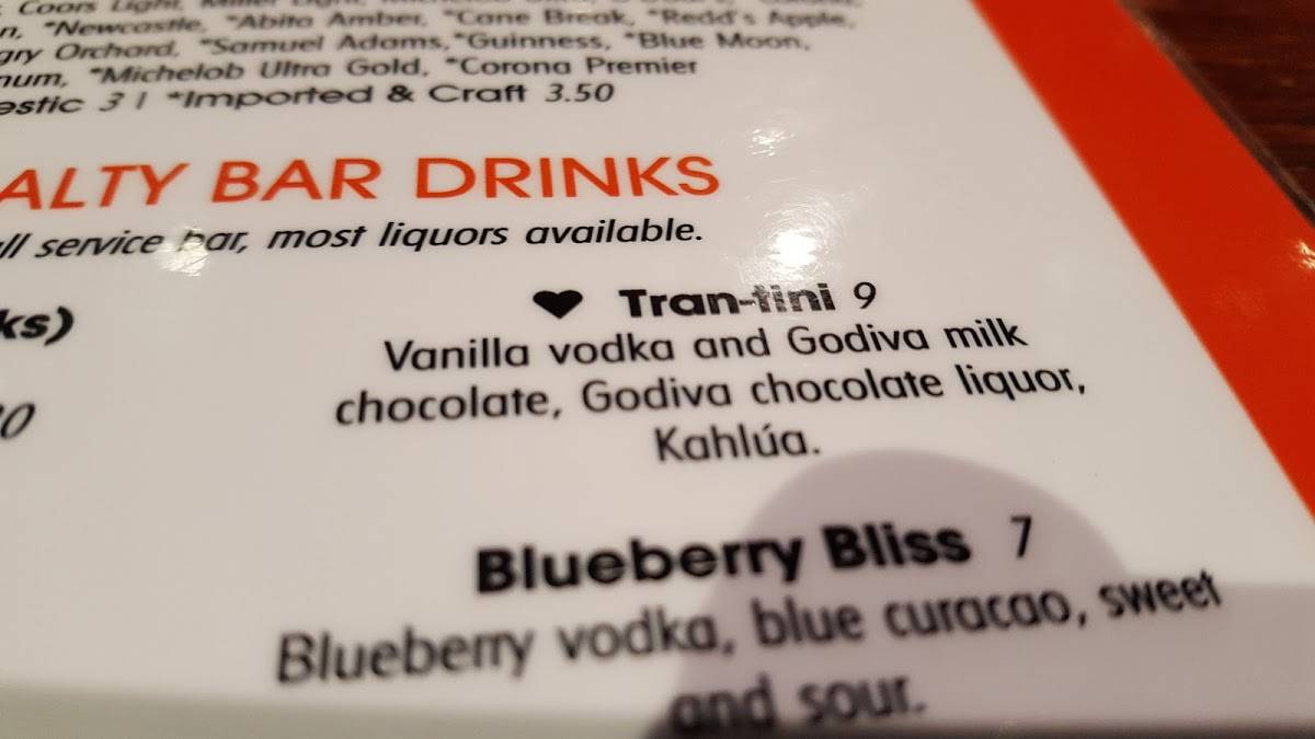 Menu at Jane's Seafood & Chinese Restaurant, New Iberia