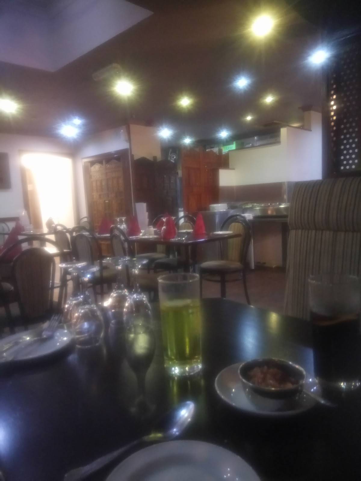 Menu at Zeste Indian Restaurant, Glenrothes