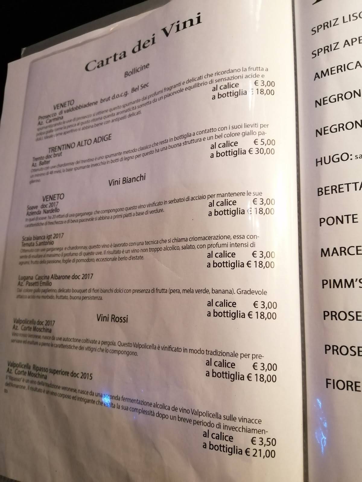 Menu di Jazsbo 