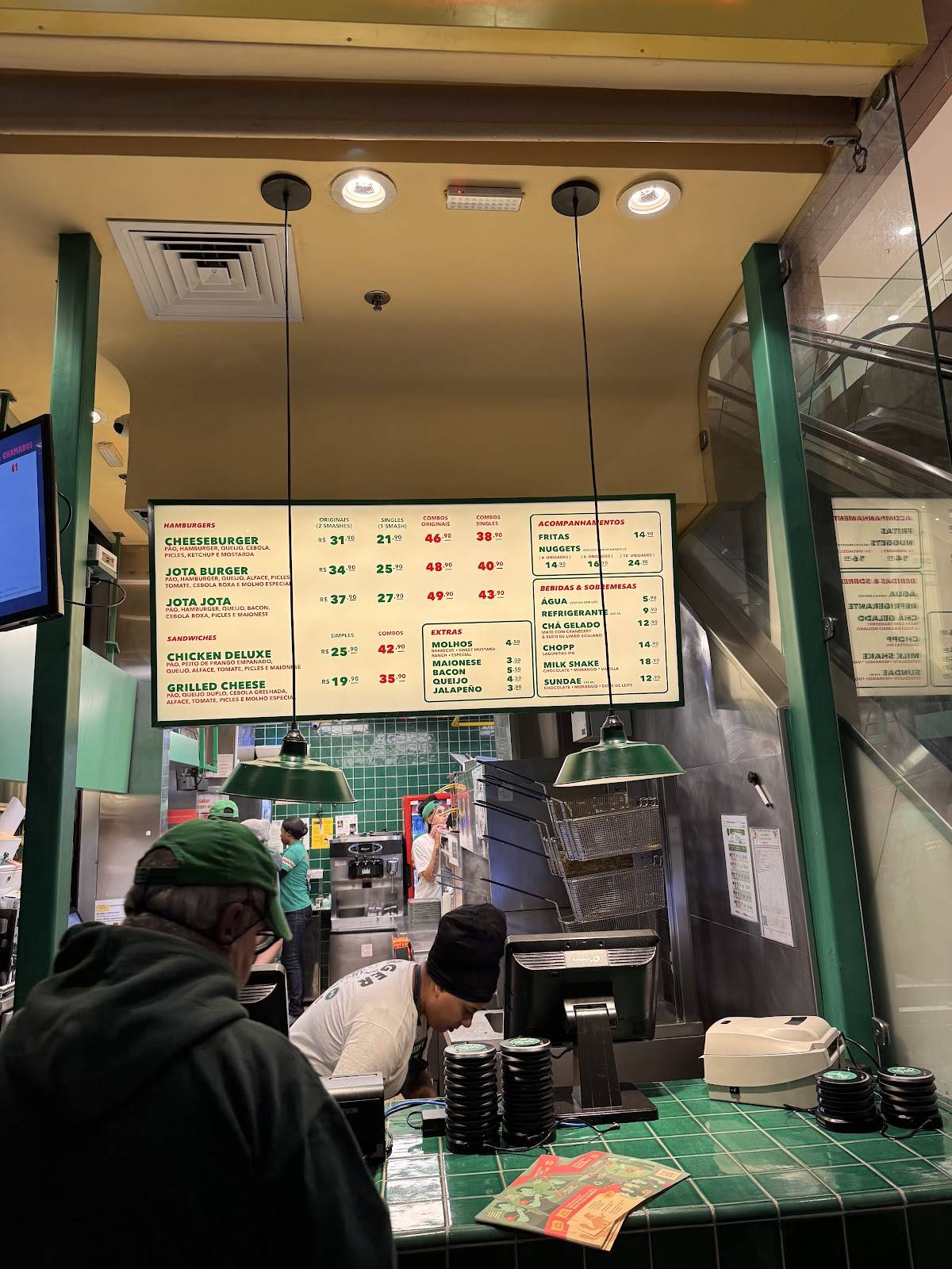 Jota Hamburgers - Shopping Cidade São Paulo cardápio