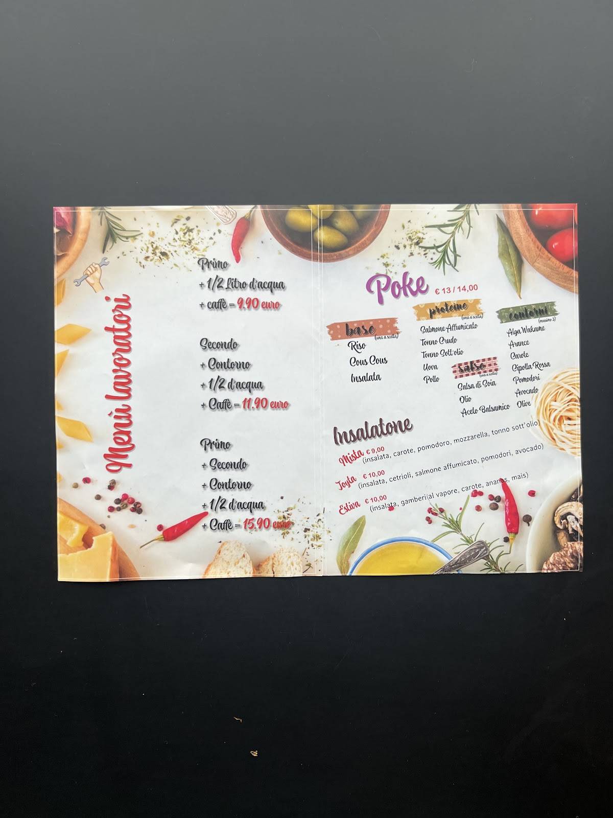 Menu di Joyta Caffè&Aperitivi 