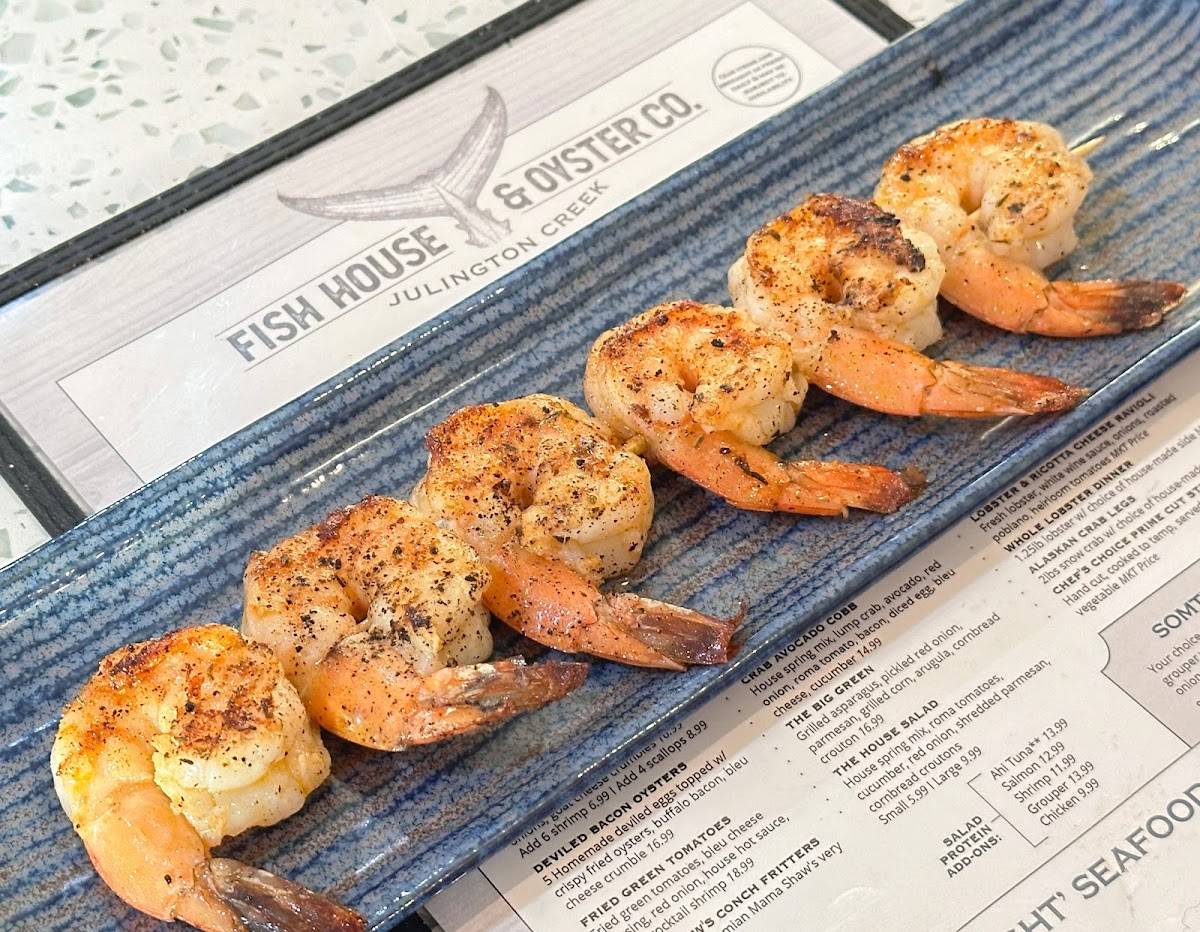 Menu at Julington Creek Fish House & Oyster Company restaurant, Fruit Cove