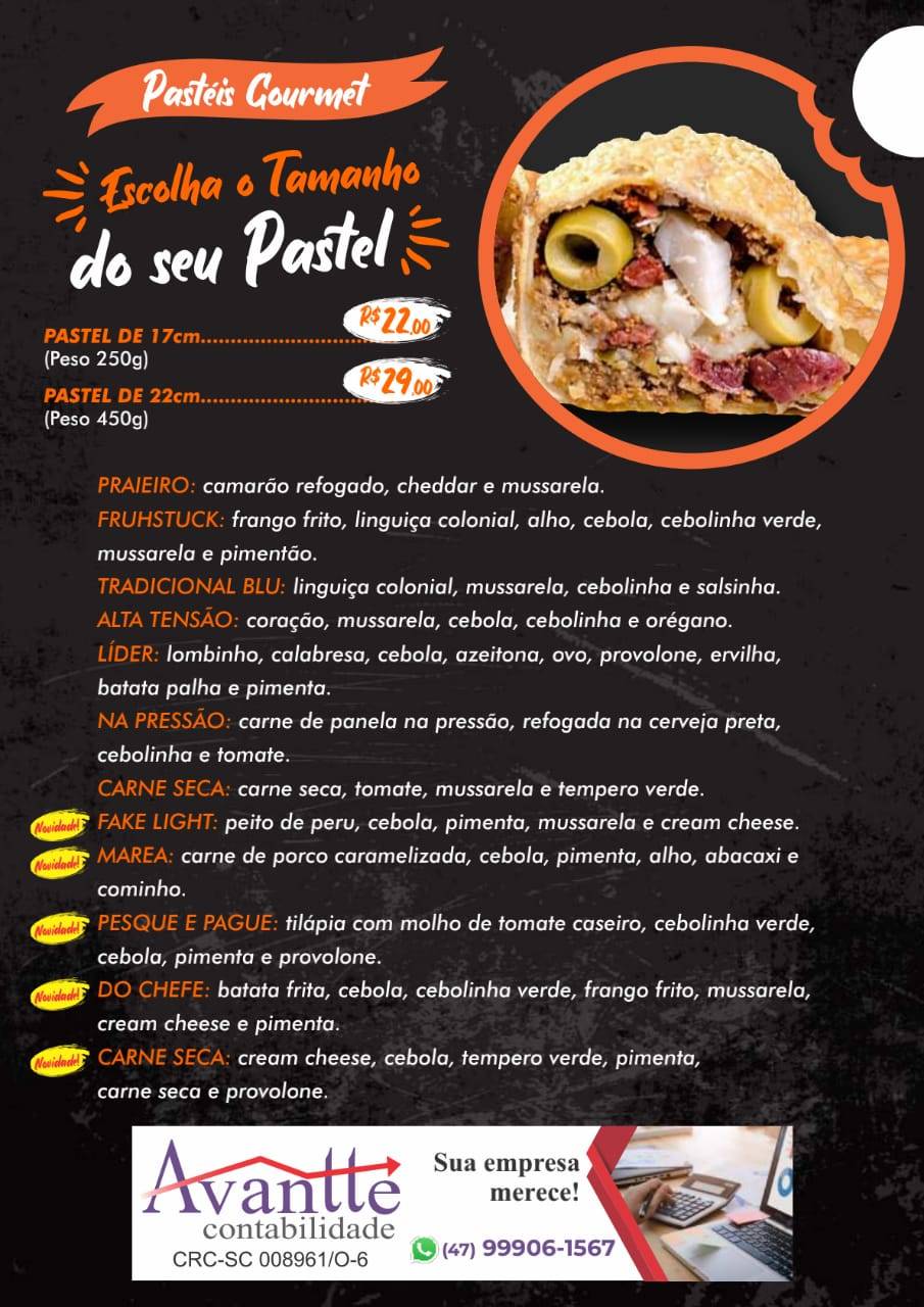 Kafundó Pastelaria Indaial cardápio