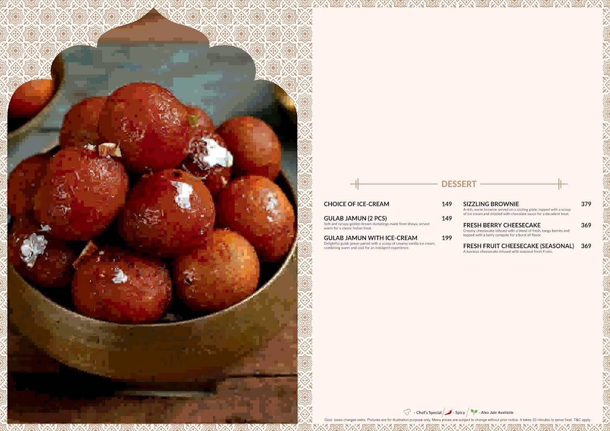 Kake Di Hatti - Gandhinagar menu