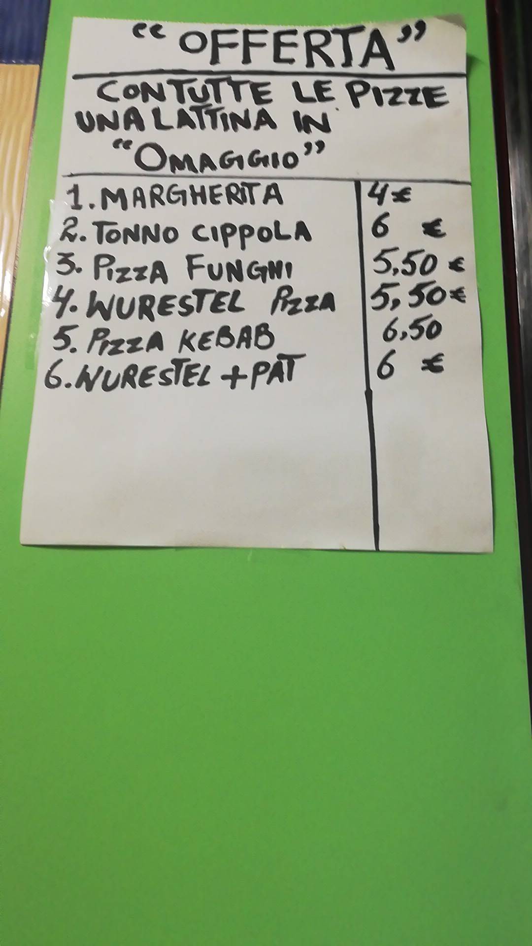 Menu di Karizma Kebab 